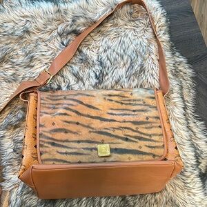 Auth MCM travel bag
